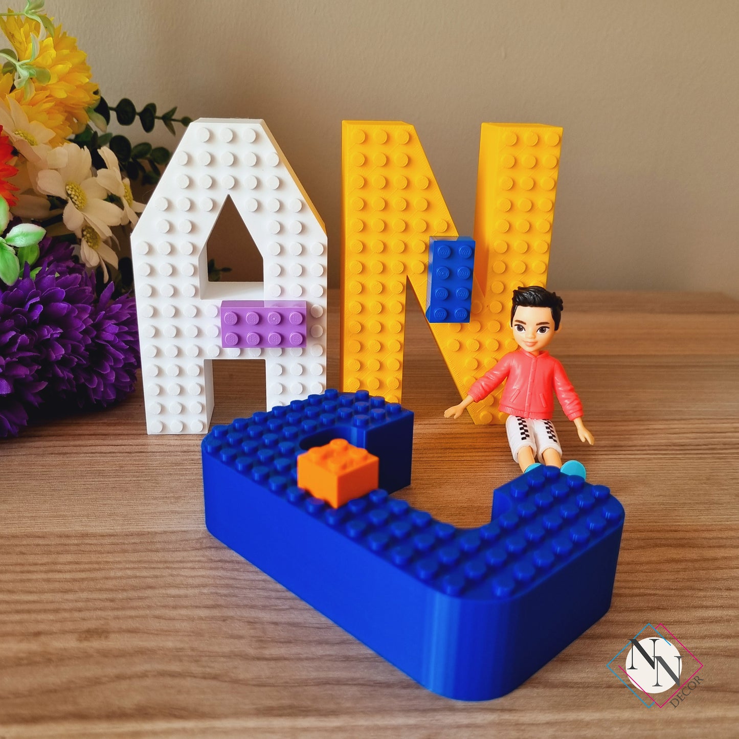 Kişiye Özel Lego Uyumlu İsim Seti - 3 veya 4 Harf