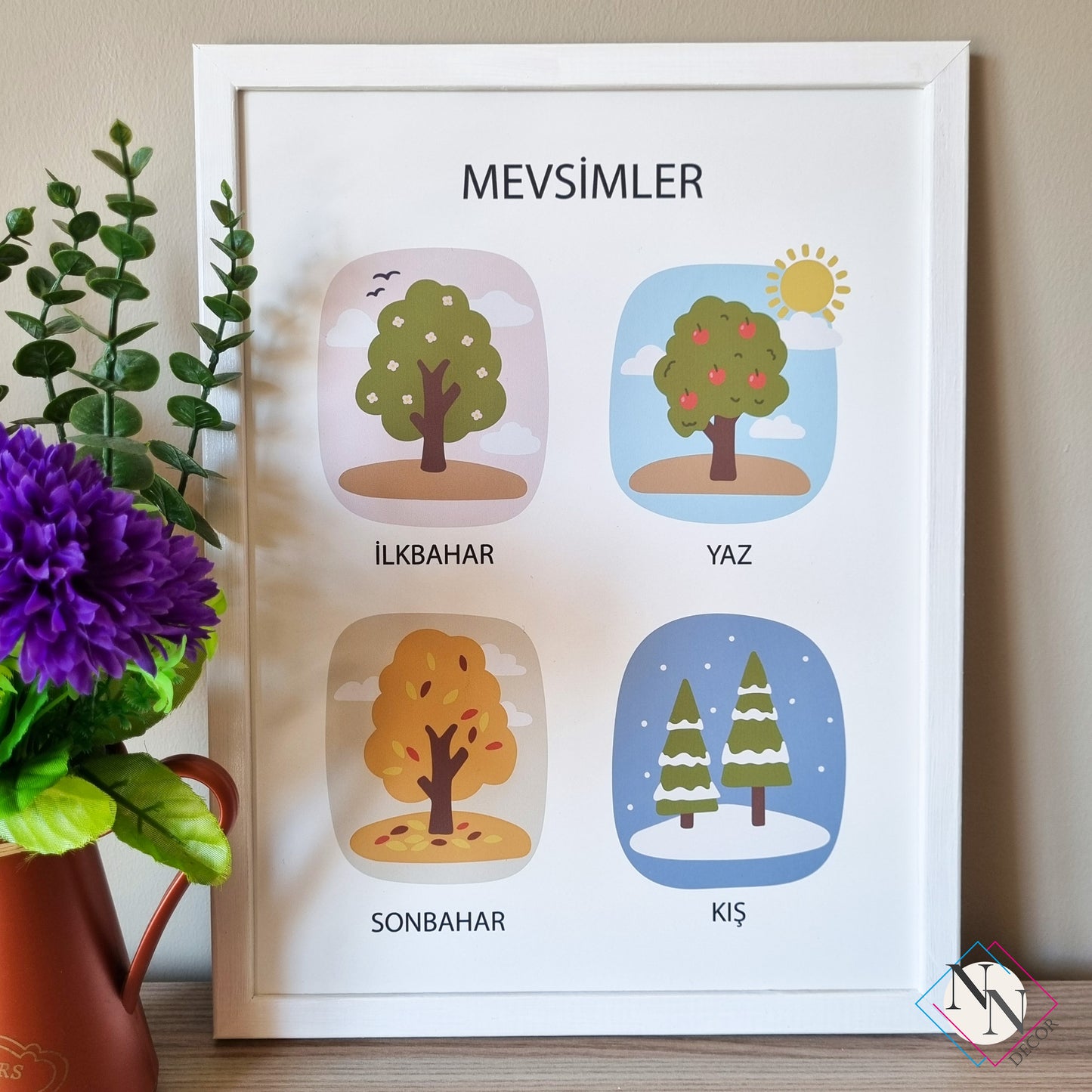 Mevsimler, Hava Durumları Eğitici 2'li Set image 5