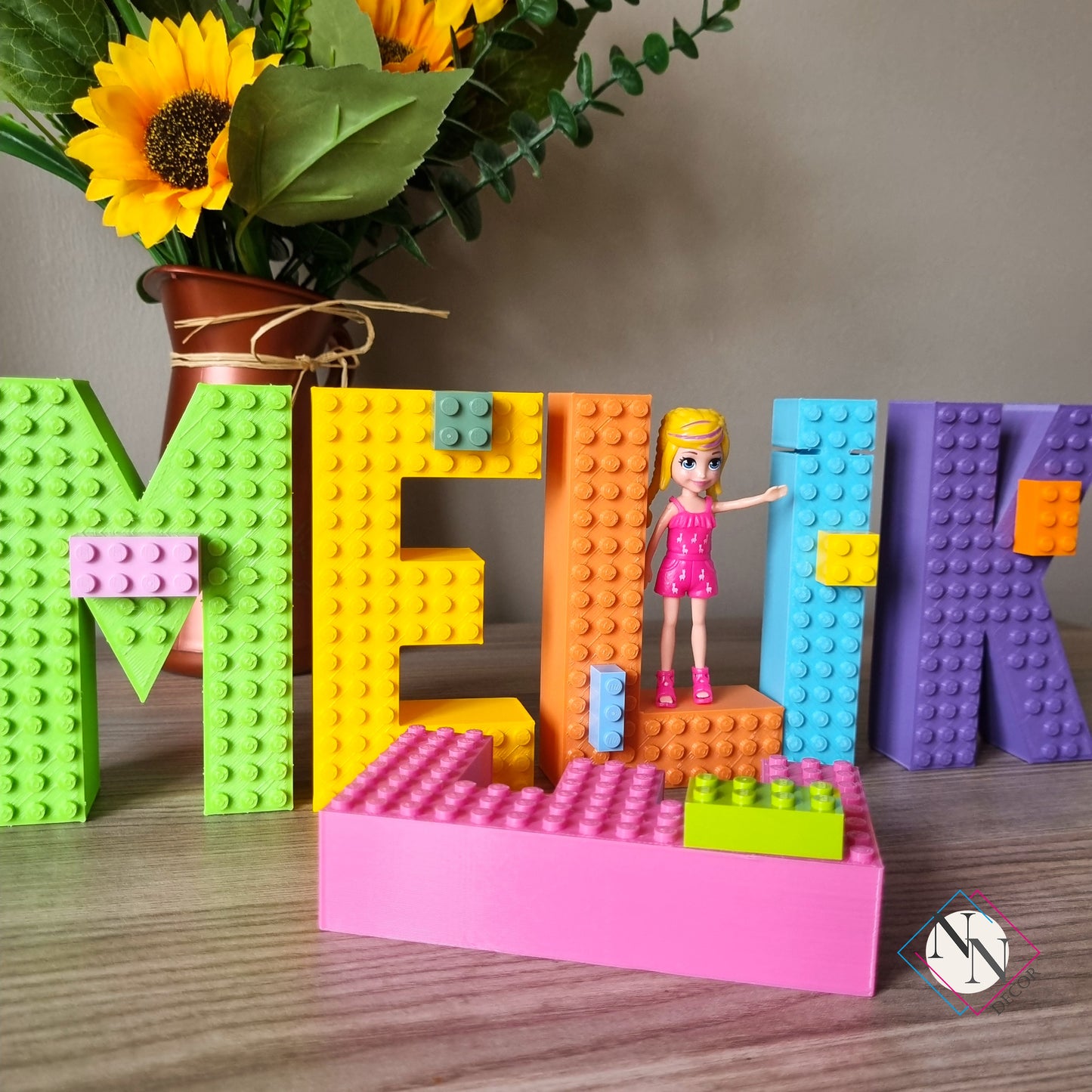 Kişiye Özel Lego Uyumlu İsim Seti - 5 veya 6 Harf