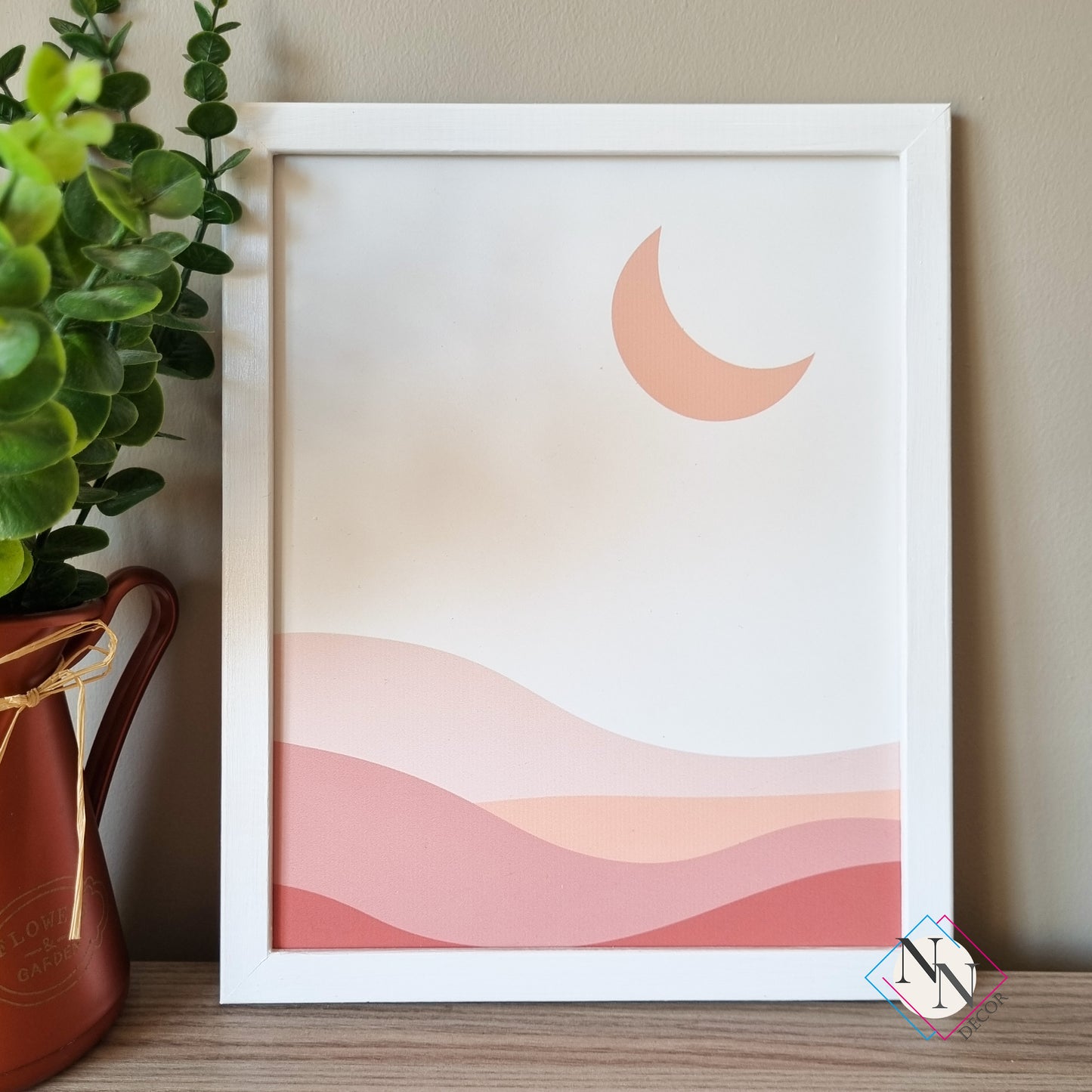 Boho Temalı 3'lü Set - Güneş, Çöl, Kelebek - Pembe image 7