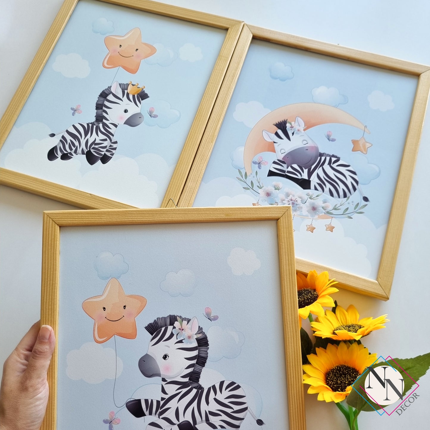 Zebra Gökyüzünde 3'lü Set image 1