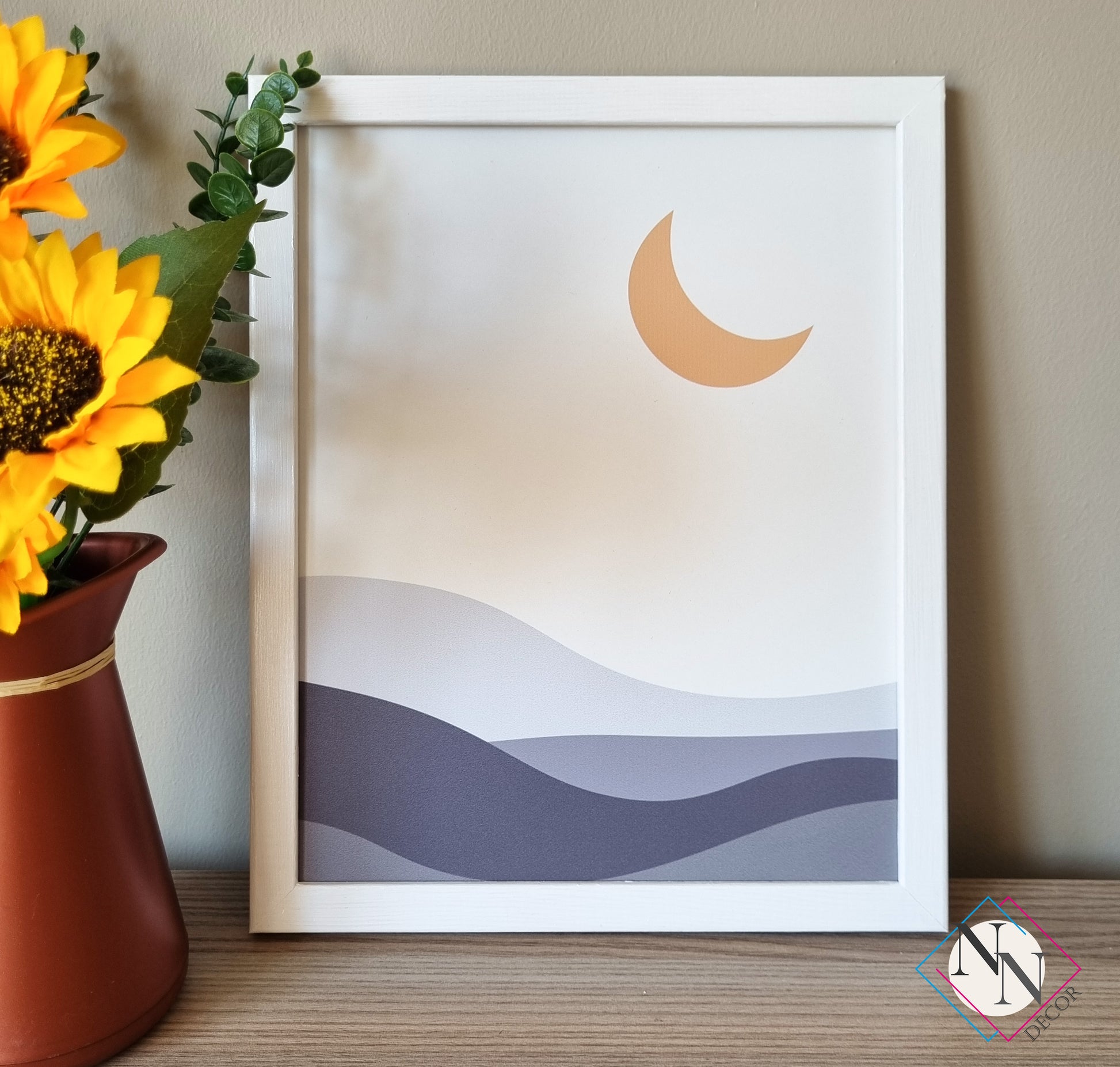 Boho Temalı 3'lü Set - Güneş, Çöl, Kelebek - Yeşil image 8