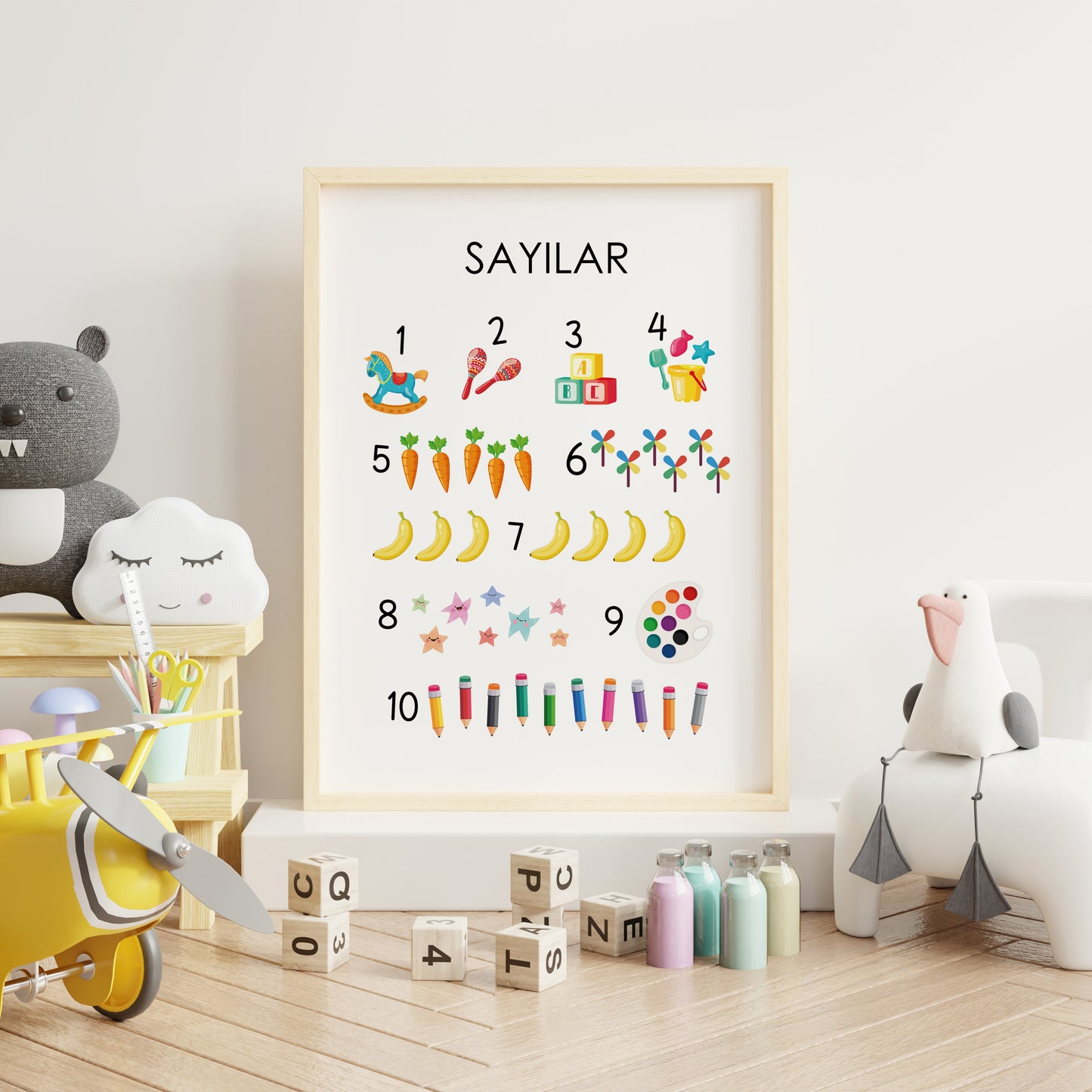 Alfabe ve Sayılar - Eğitici 2'li Set