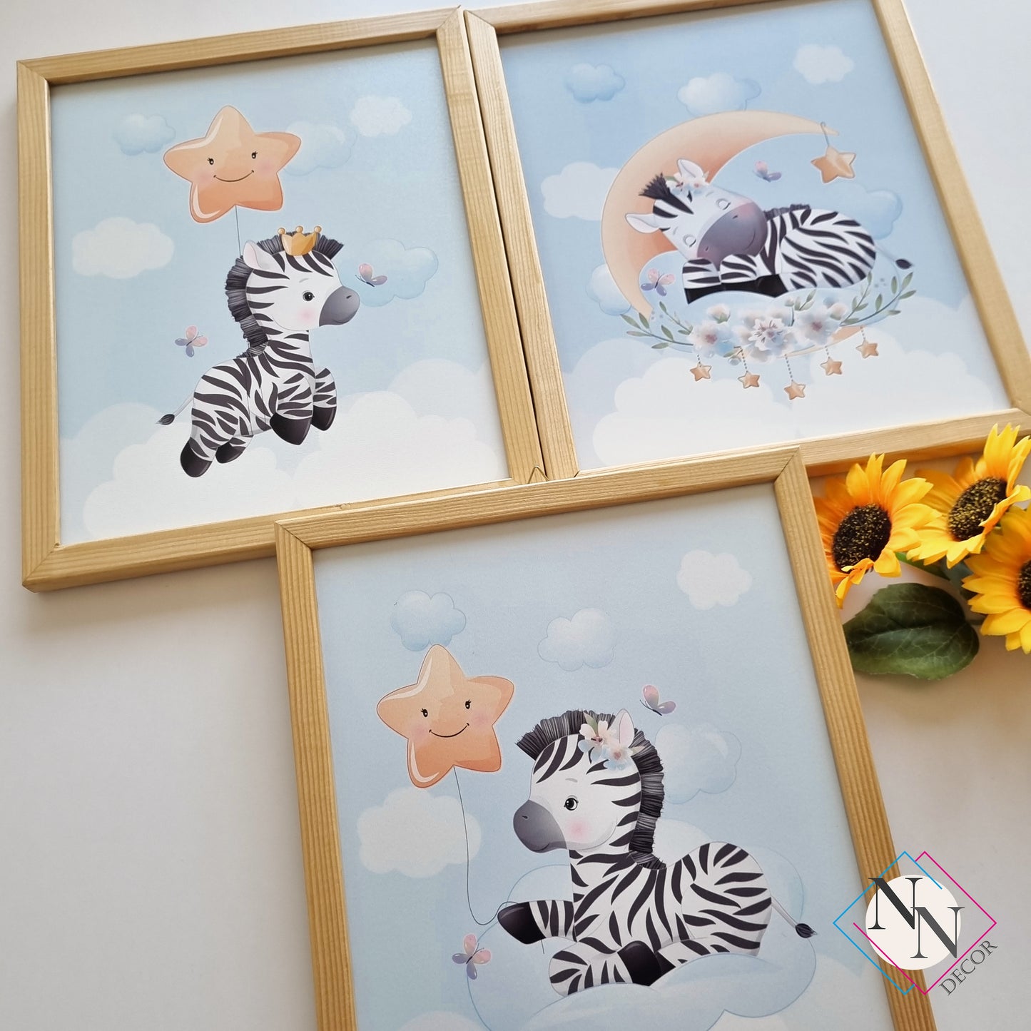 Zebra Gökyüzünde 3'lü Set image 5