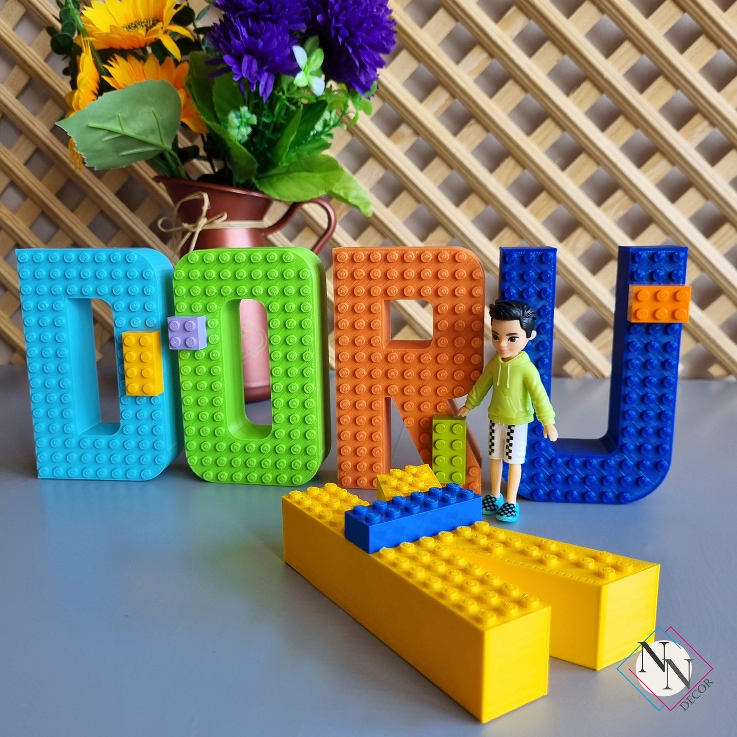 Kişiye Özel Lego Uyumlu İsim Seti - 5 veya 6 Harf