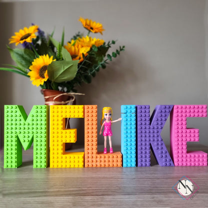 Kişiye Özel Lego Uyumlu İsim Seti - 5 veya 6 Harf