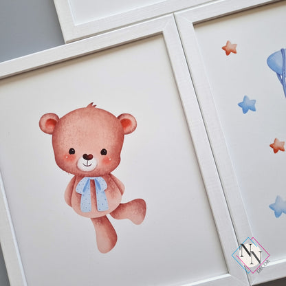 Oyuncak Ayı ve Gökyüzü Temalı 3'lü Set - Mavi image 9