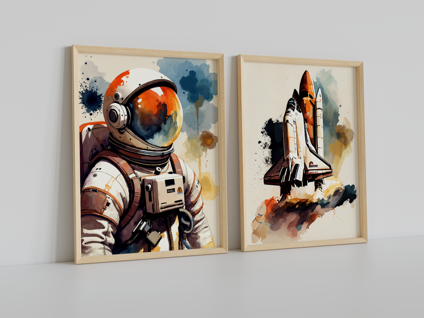 Astronot Ve Uzay Mekiği - 2'li Set