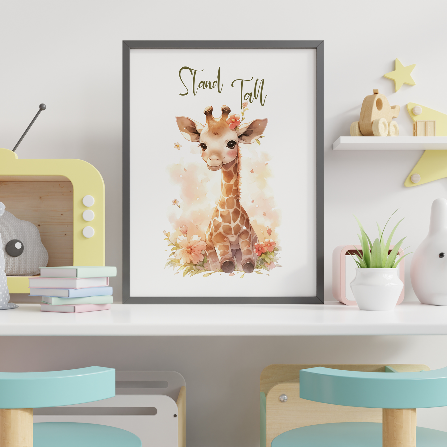 Safari - Aslan, Zürafa ve Fil - 3'lü Set - v02