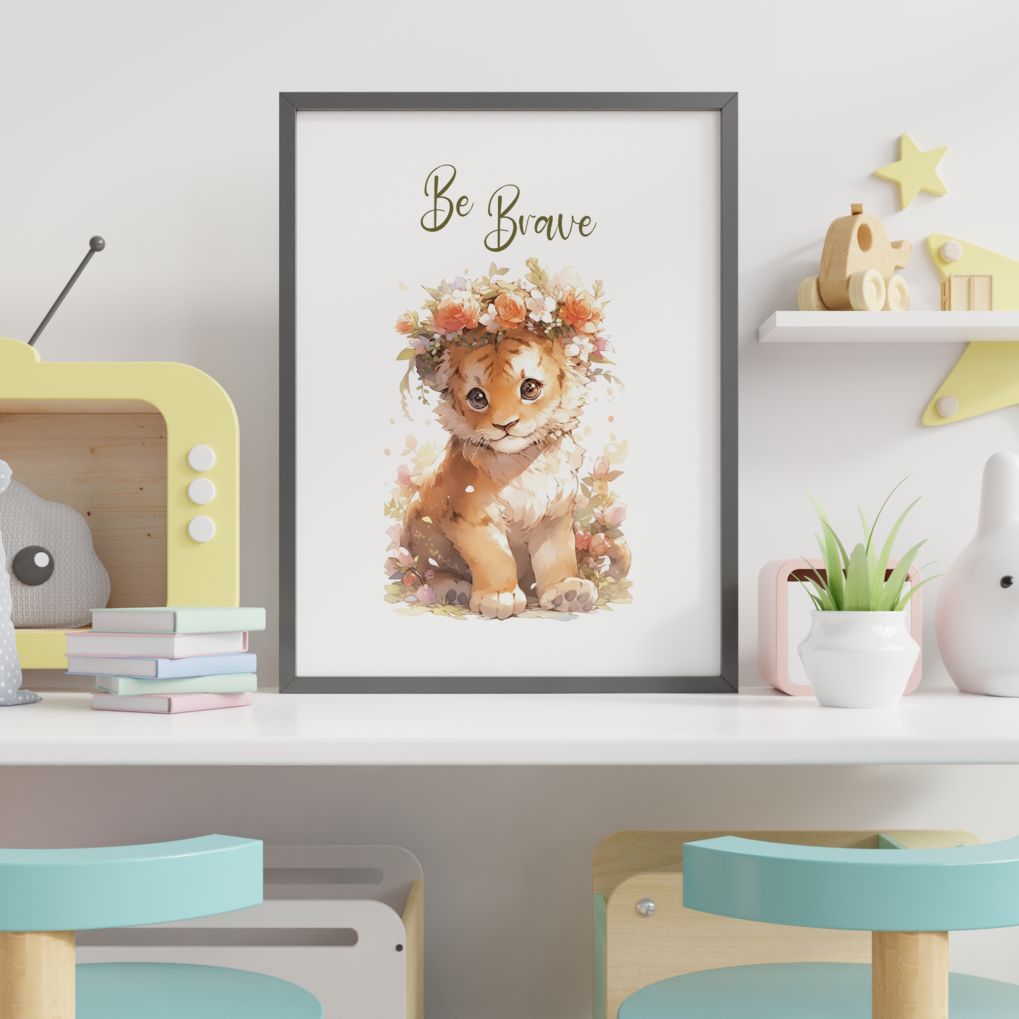 Safari - Aslan, Zürafa ve Fil - 3'lü Set - v02
