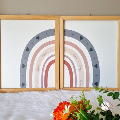 İsme Özel Aslan ve Gökkuşağı Temalı 3'lü Set image 2