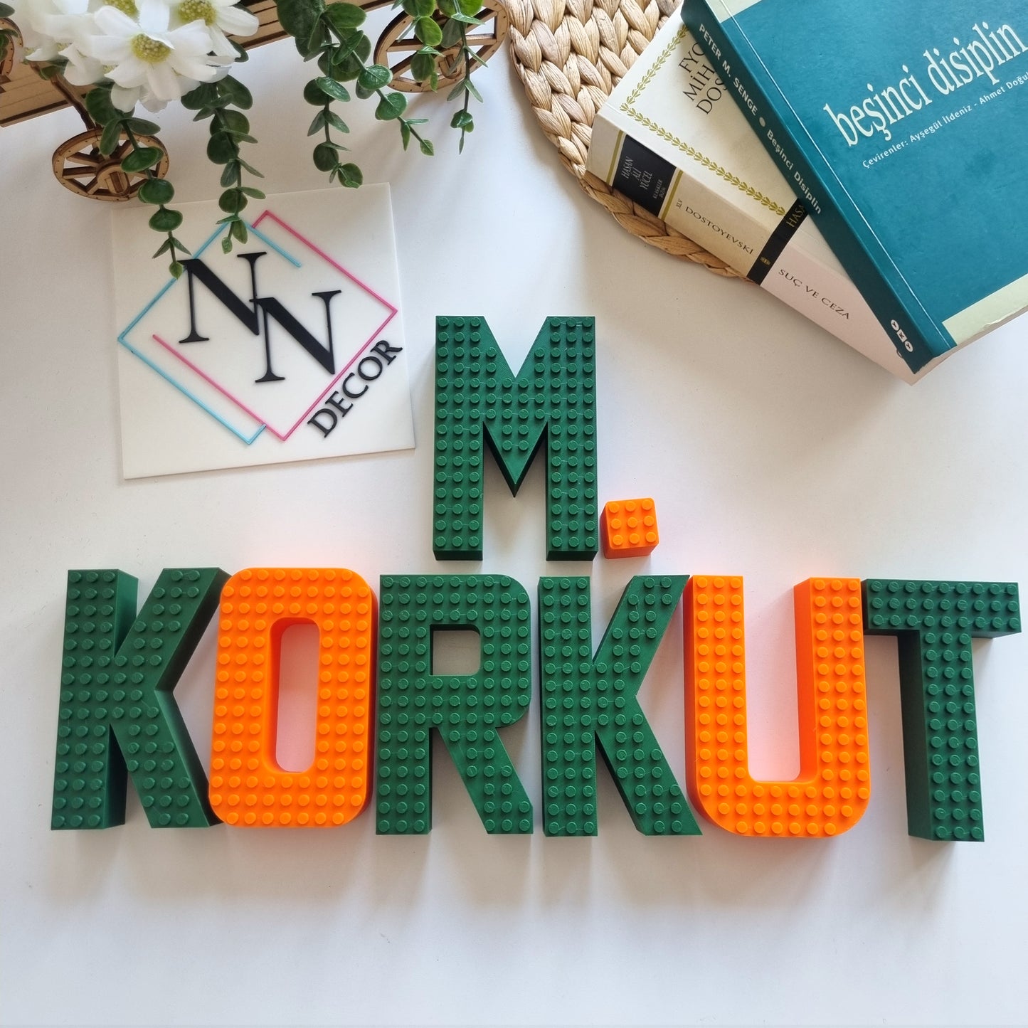 Kişiye Özel Lego Uyumlu İsim Seti - 7 veya 8 Harf