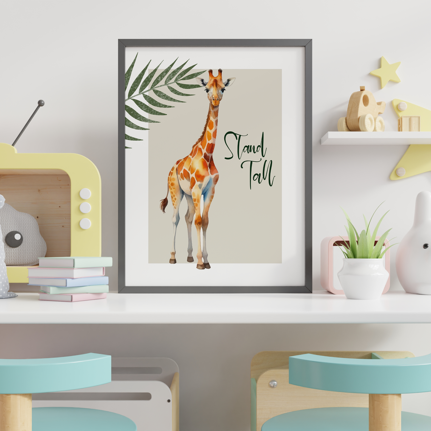 Safari - Aslan, Zürafa ve Fil -  3'lü Set - v01