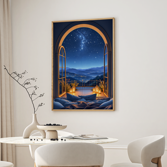 Dünyaya Açılan Pencereler - Yıldızlı Gece v01