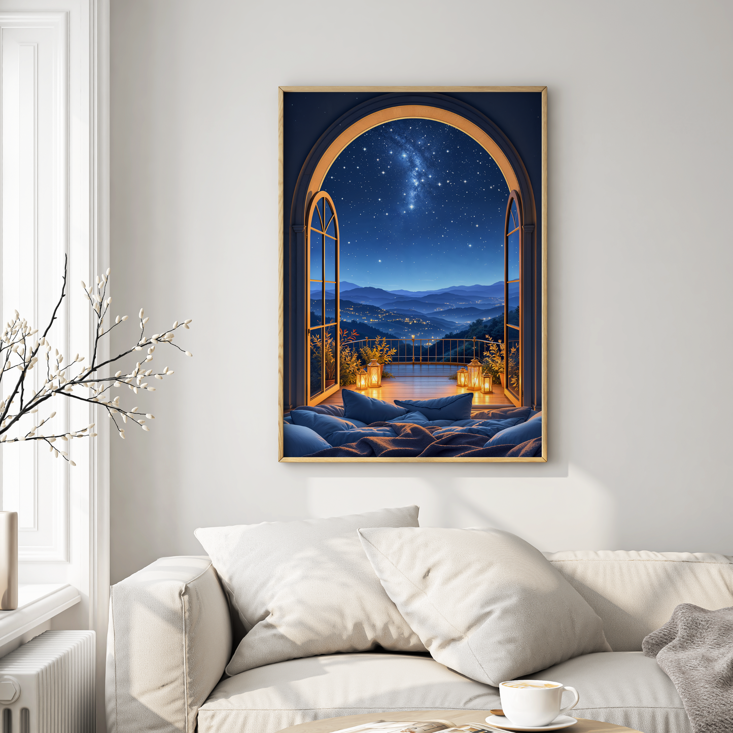 Dünyaya Açılan Pencereler - Yıldızlı Gece v01