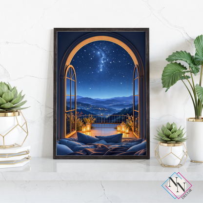 Dünyaya Açılan Pencereler - Yıldızlı Gece v01