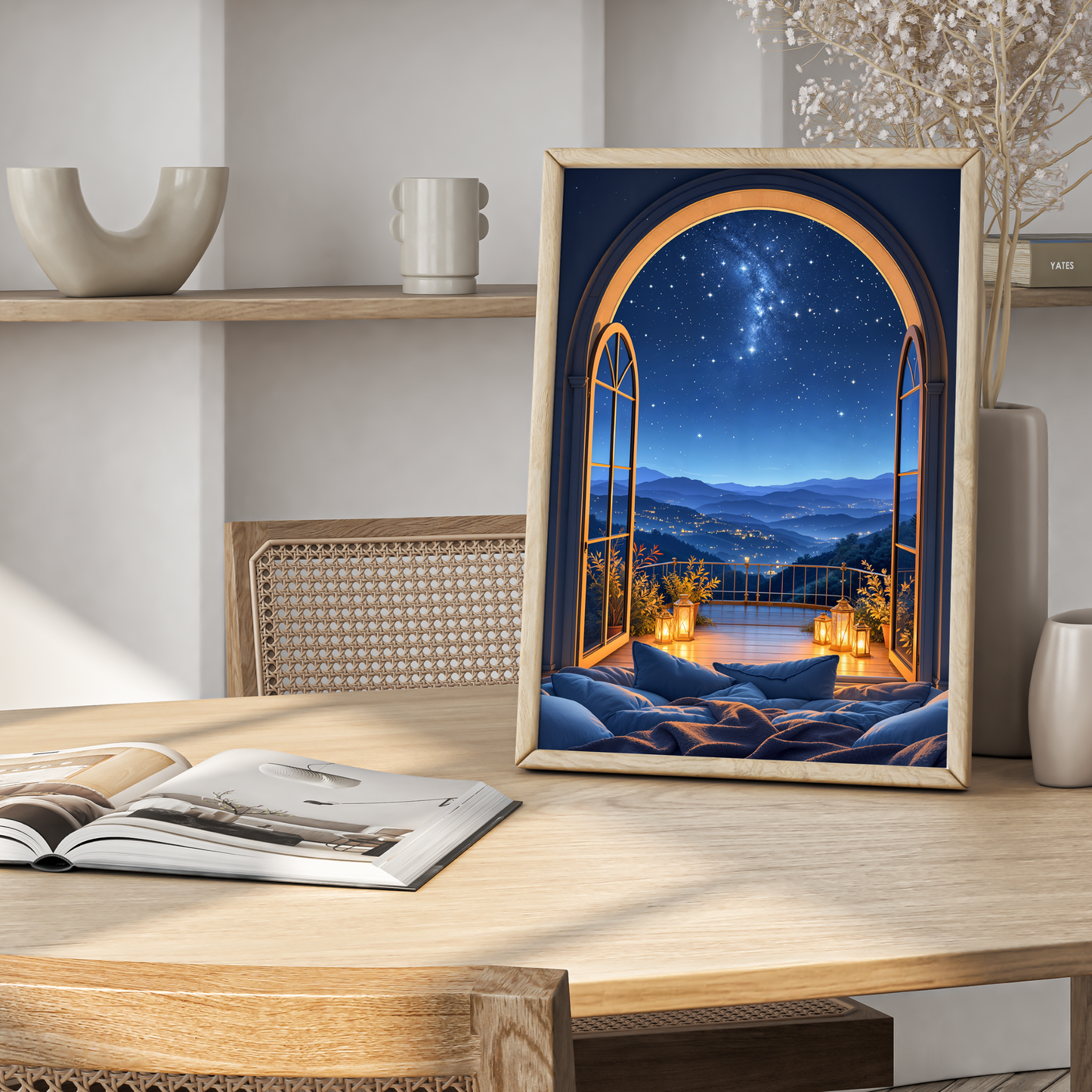 Dünyaya Açılan Pencereler - Yıldızlı Gece v01