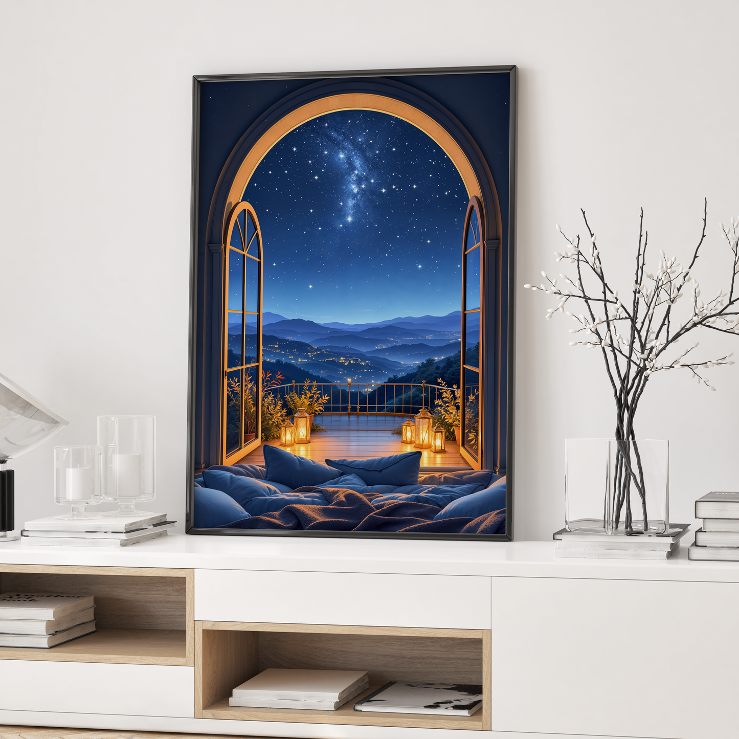 Dünyaya Açılan Pencereler - Yıldızlı Gece v01