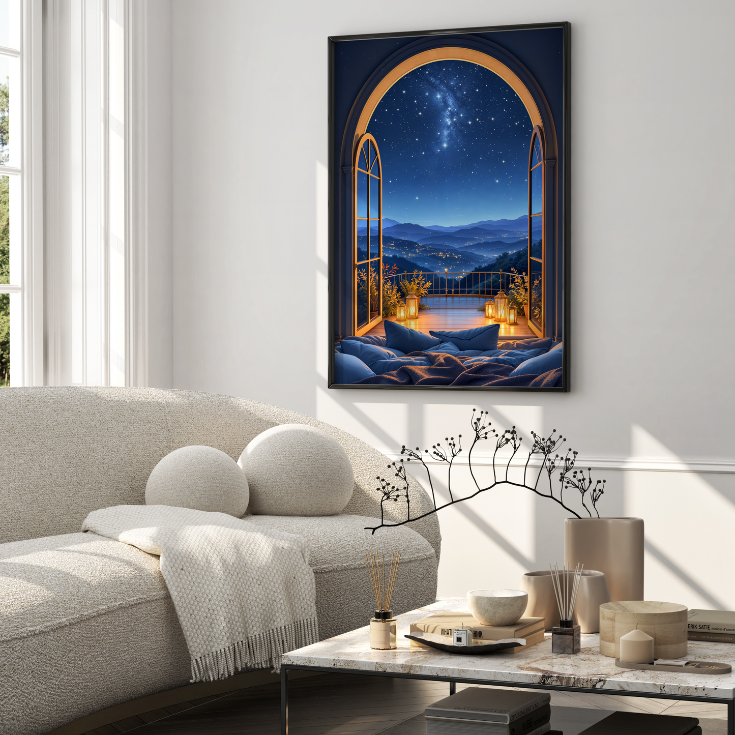 Dünyaya Açılan Pencereler - Yıldızlı Gece v01