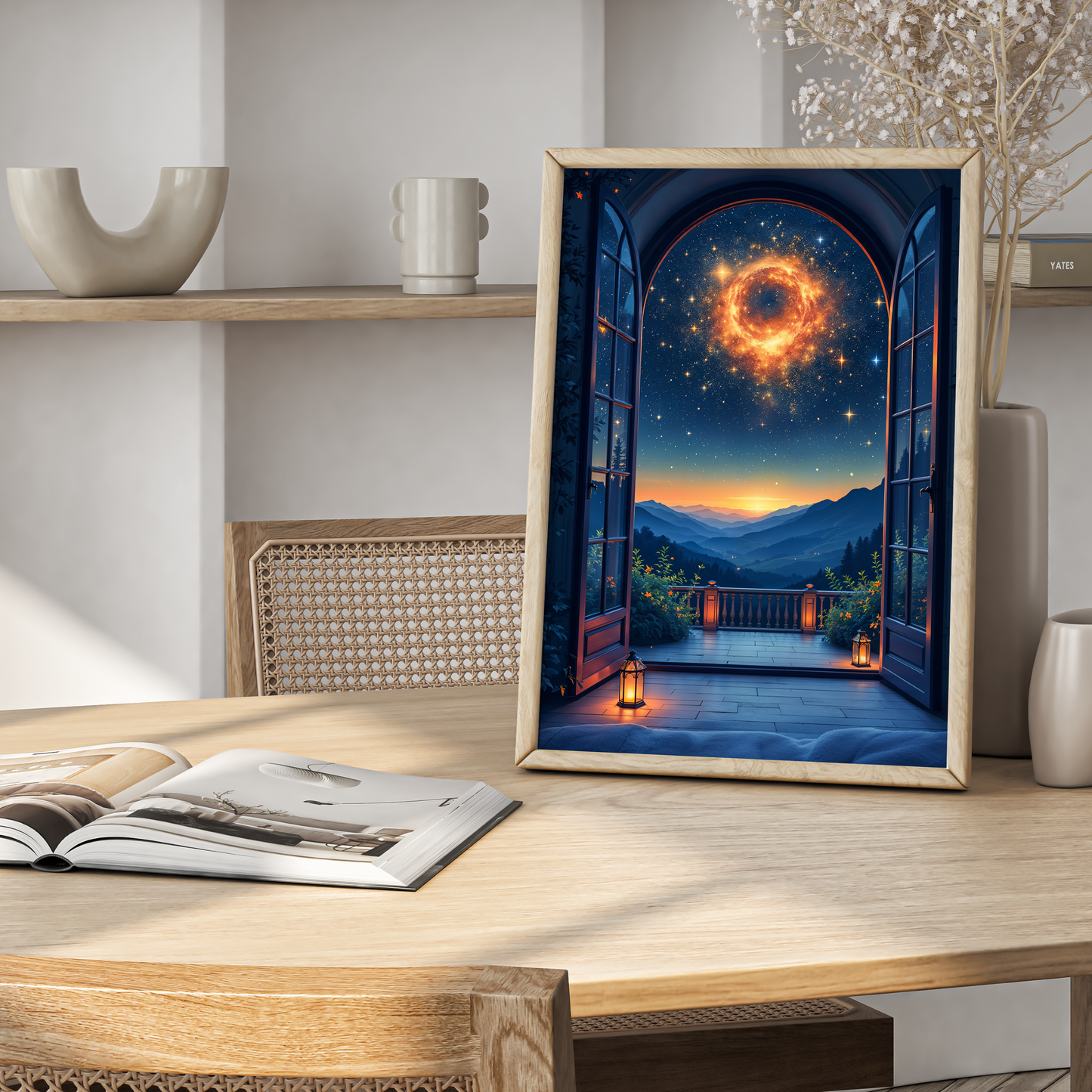 Dünyaya Açılan Pencereler - Yıldızlı Gece v02