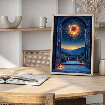 Dünyaya Açılan Pencereler - Yıldızlı Gece v02