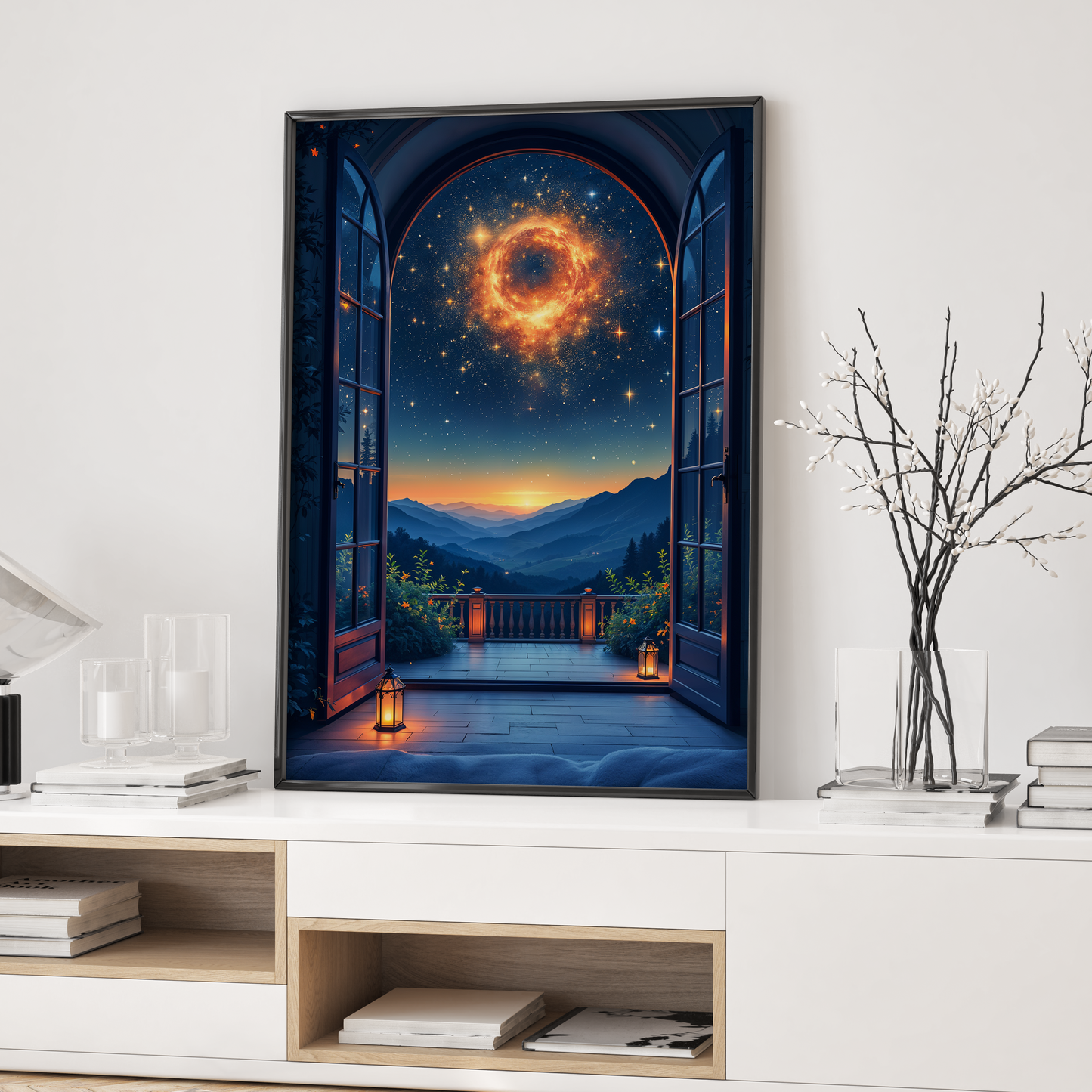 Dünyaya Açılan Pencereler - Yıldızlı Gece v02