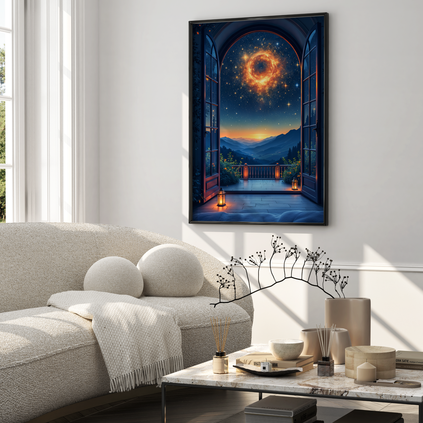 Dünyaya Açılan Pencereler - Yıldızlı Gece v02