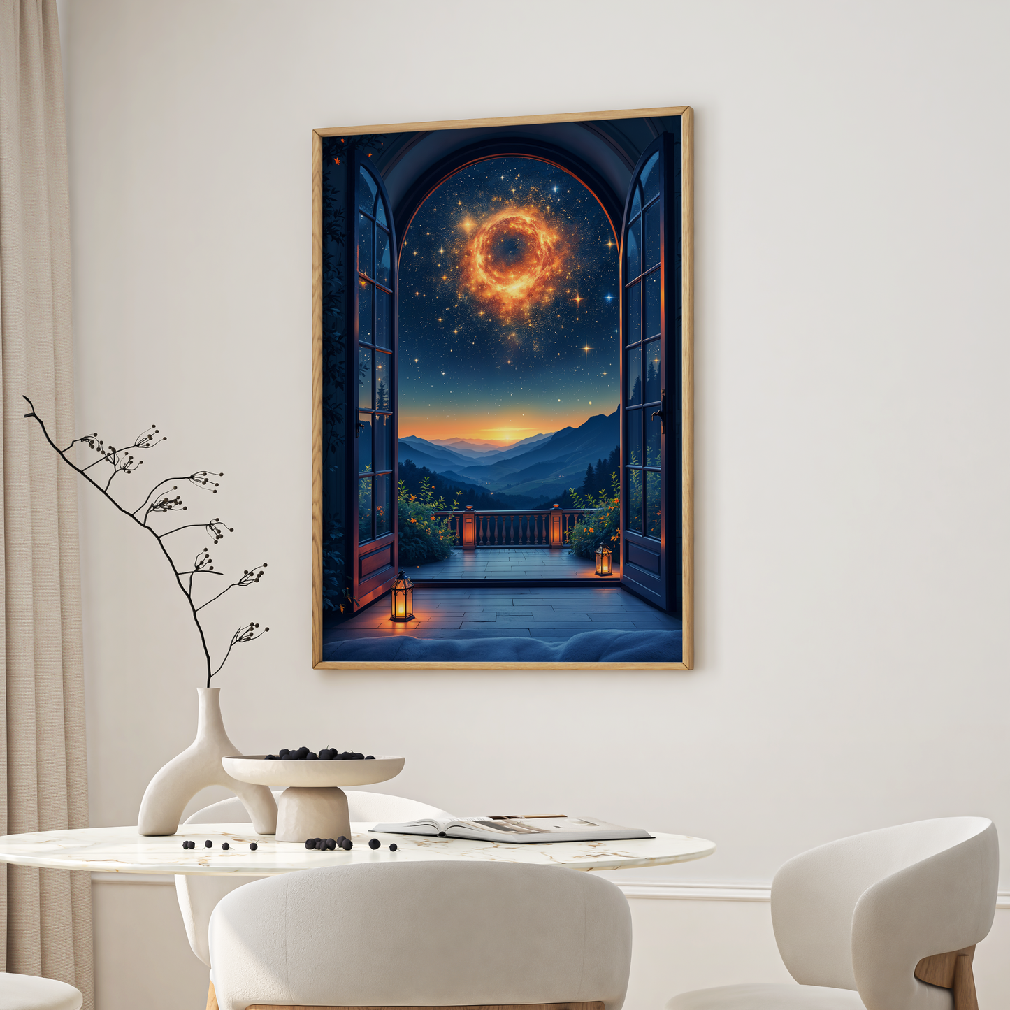 Dünyaya Açılan Pencereler - Yıldızlı Gece v02