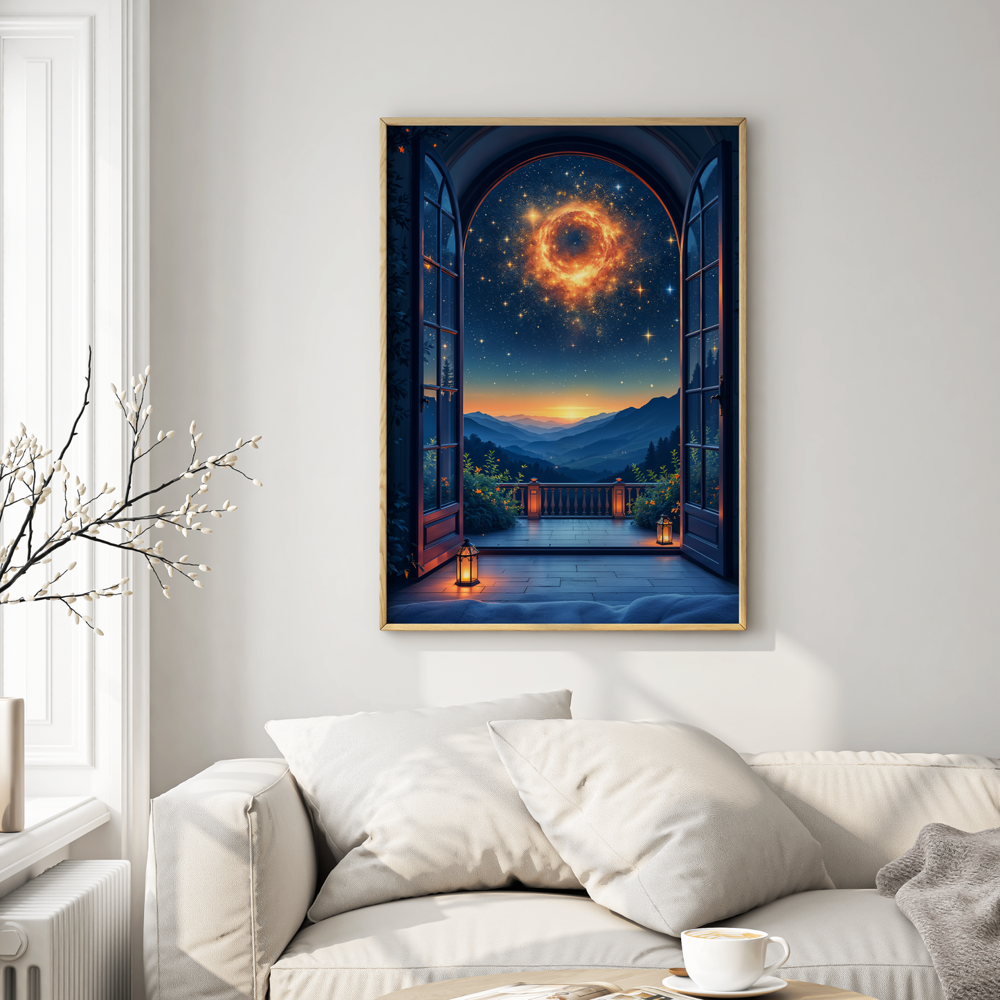 Dünyaya Açılan Pencereler - Yıldızlı Gece v02