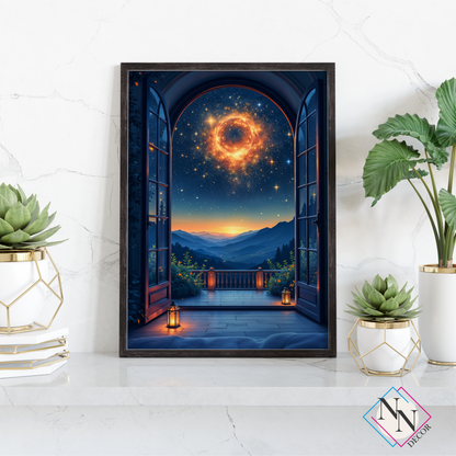 Dünyaya Açılan Pencereler - Yıldızlı Gece v02